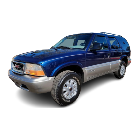 GMC 1998 Jimmy Owner's Manual