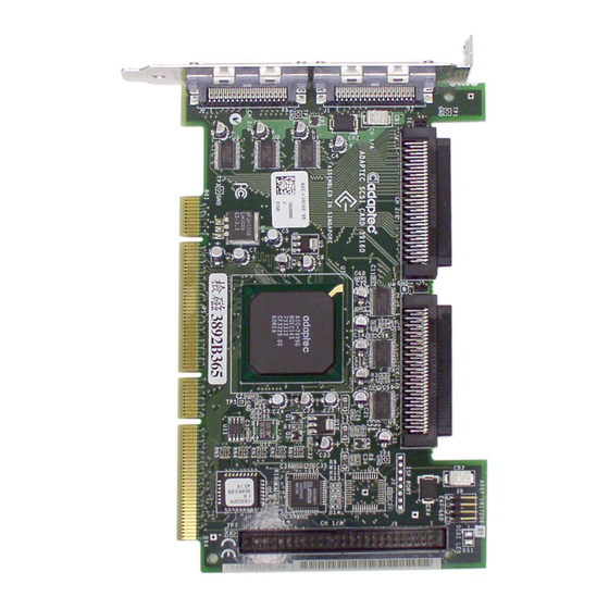 Adaptec 39160 Manual