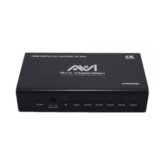 AVI AVISW4K501 User Manual