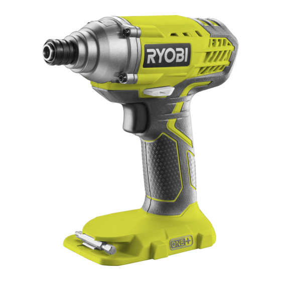 Ryobi R18ID1 Manuals