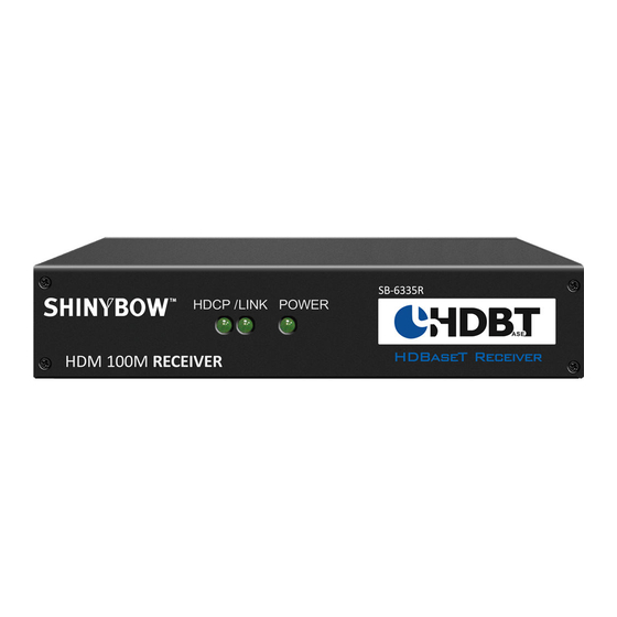 Shinybow USA SB-6335R Instruction Manual