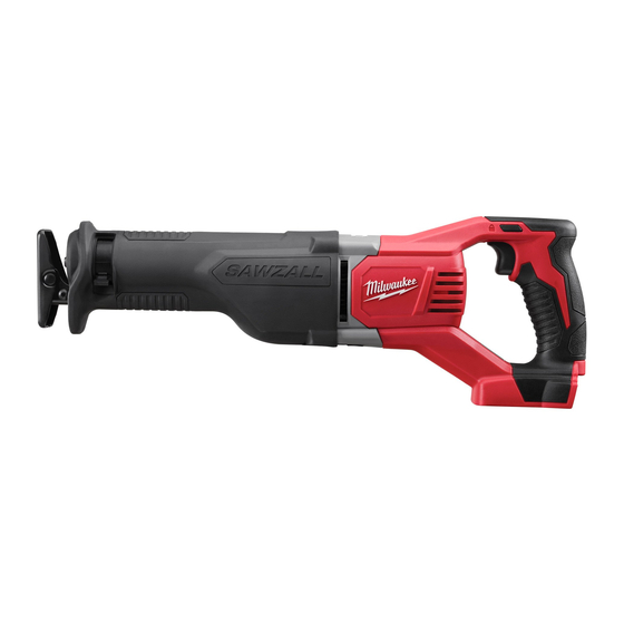 Milwaukee SAWZALL M18BSX Operator's Manual