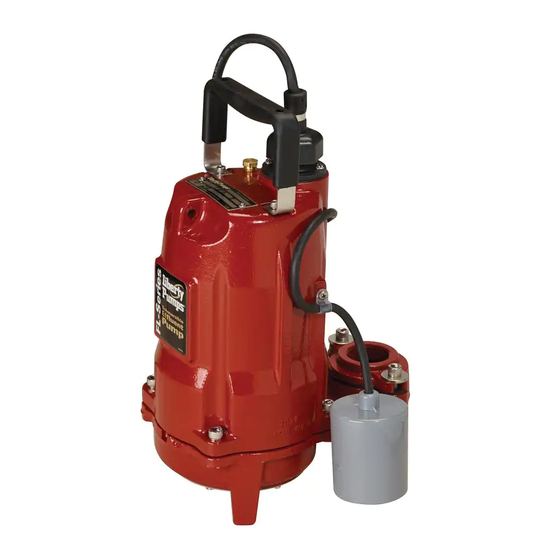 Liberty Pumps 250 Series Instruction Manual