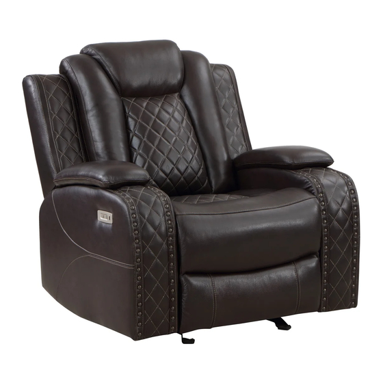 New Classic Furniture JOSHUA LEATHER L1716-13P2 Assembly Instructions