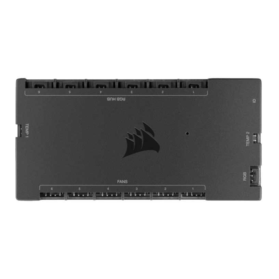 Corsair iCUE COMMANDER CORE XT - Smar t RGB Lighting and Fan Speed Controller Manual