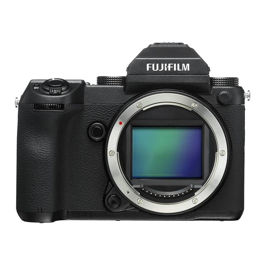 FujiFilm GFX 50S - Digital Camera Manual