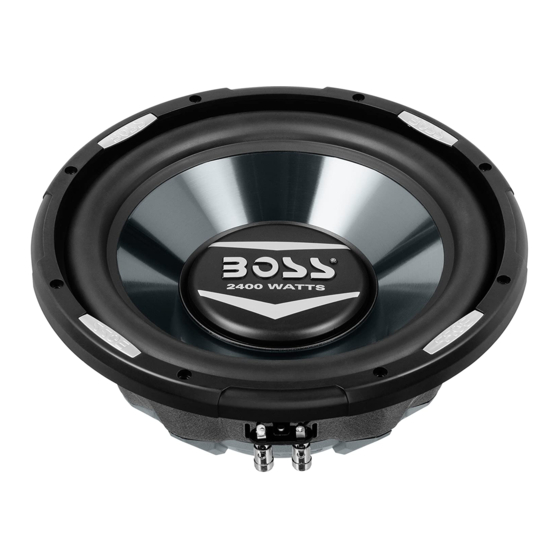 Boss Audio Systems Armor AR12D User Manual