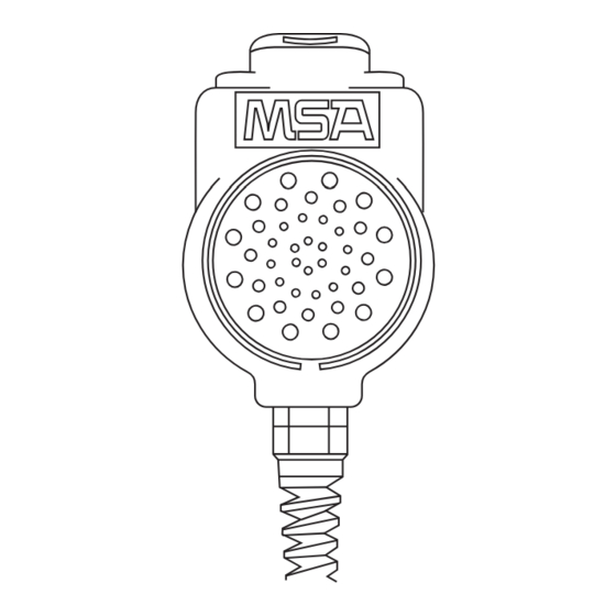 MSA 10023056 Operating And Maintenance Instructions Manual