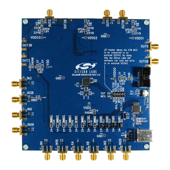 Silicon Laboratories Si5342-EVB User Manual