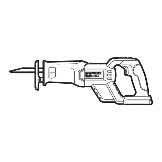 Porter cable PC1800RS Reciprocating Saw Manuals