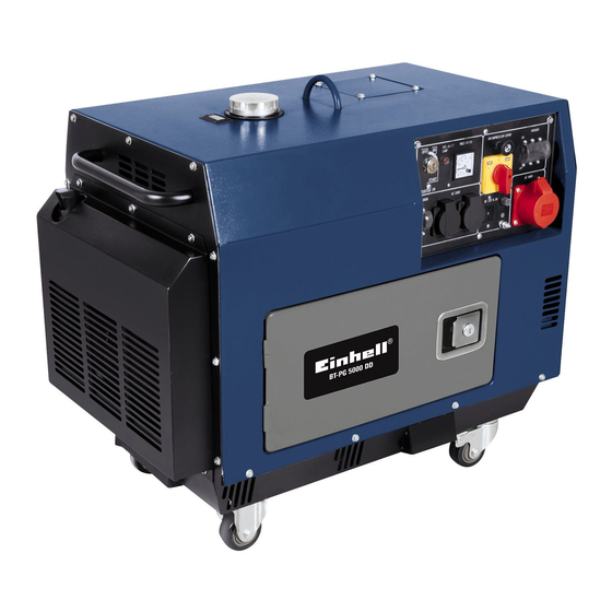EINHELL BT-PG 5000 DD Original Operating Instructions