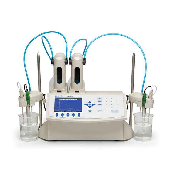 Hanna Instruments HI 902 Color Quick Start Manual