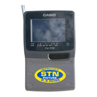 Casio TV-770N Service Manual & Parts Manual