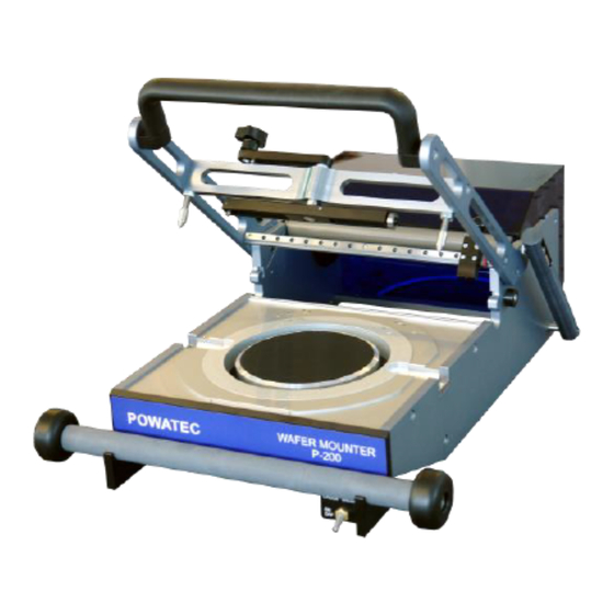 POWATEC P-200 Quick Start Manual