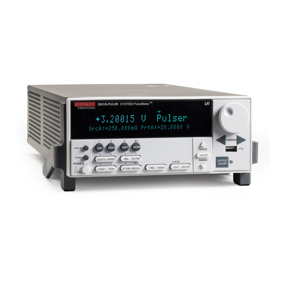 Tektronix Keithley 2601B-PULSE User Manual
