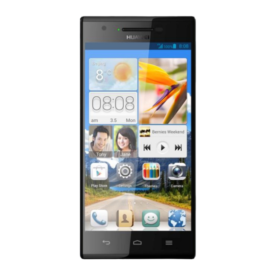 Huawei Ascend P2-6070 Smartphone Manuals
