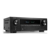 Denon AVR-X1800H Owner's Manual