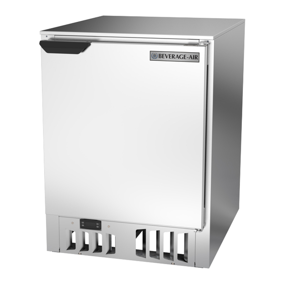 Beverage-Air FLG Series Installation And Operating Instructions Manual