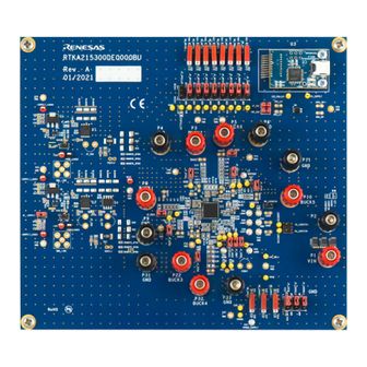 Renesas RTKA215300DE0000BU Manual