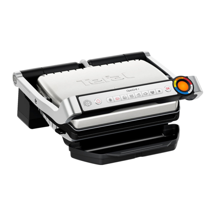 TEFAL OptiGrill, OptiGrill+ Manual and Cooking Guide