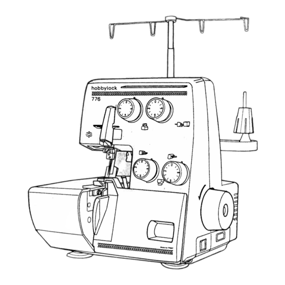 hobbylock 776 Operating	 Instruction