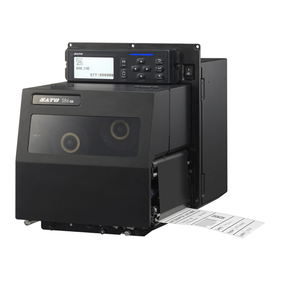 SATO S86ex Quick Manual