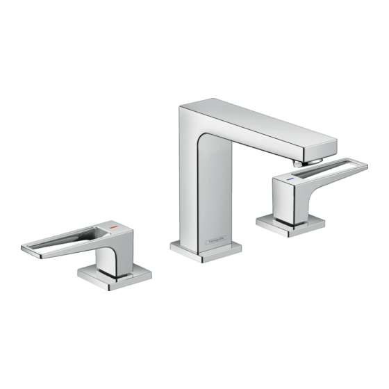 Hans Grohe Metropol74515 Series Instructions For Use Manual