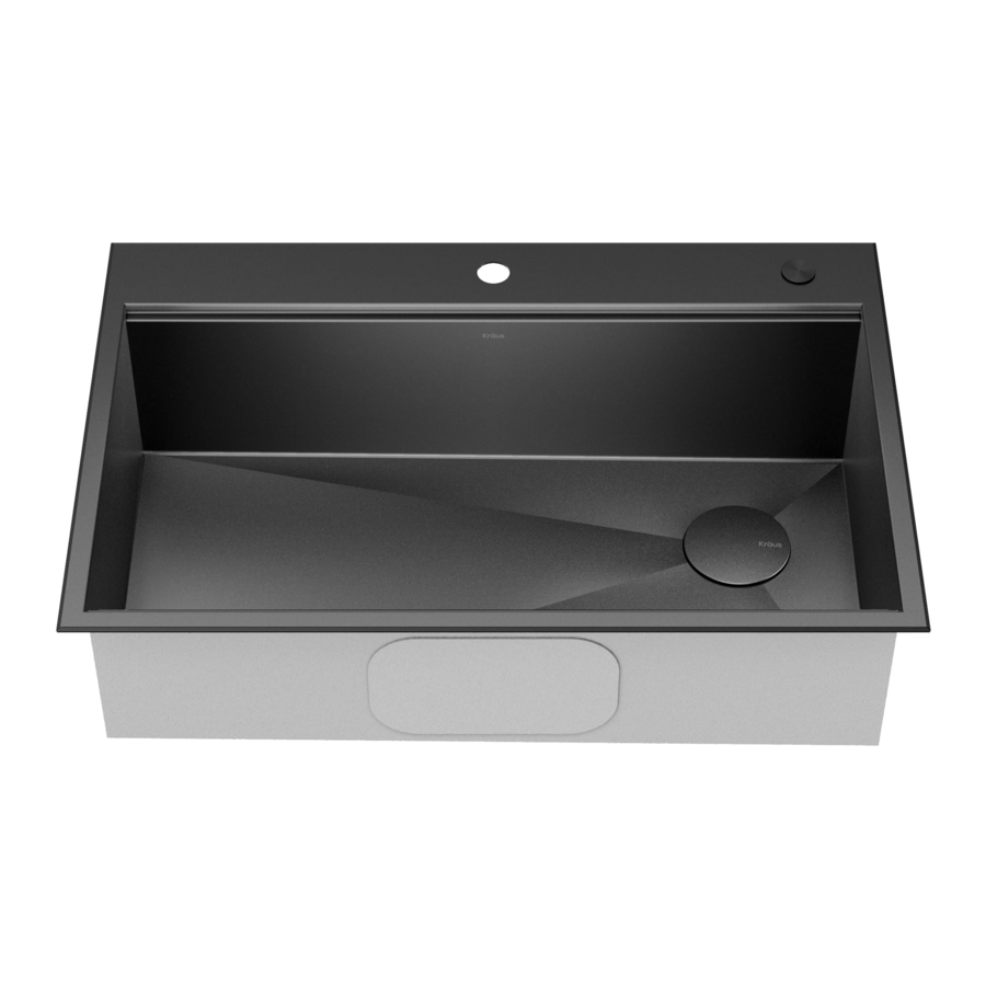 Kraus Kore KWT310-33 - Kitchen Sink Manual