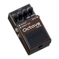 Boss OC-5 User Manual
