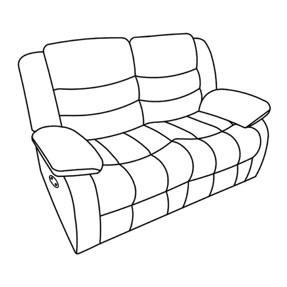 FURNITURE AND CHOICE Sorrento 2 Seater Electric Recliner Sofa Manuals