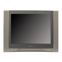 Sony KV-32FS120 - FD Trinitron WEGA Flat-Screen CRT TV Service Manual