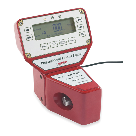 norbar Pro-Test 60 SERIES 2 Operator's Manual