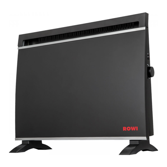 Rowi HGK 1500/2/1 Basic Operating Instructions Manual