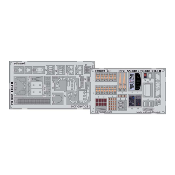 Eduard 73 332 Manual