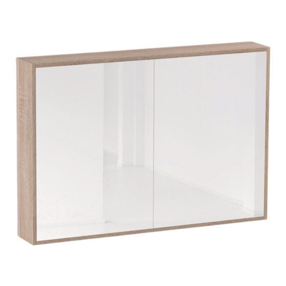 ABI INTERIORS MYRA 2-DOOR MIRROR CABINET-1164MM Manual