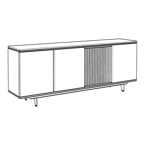 Evan furniture SLATO DR1 Assembly Instruction Manual