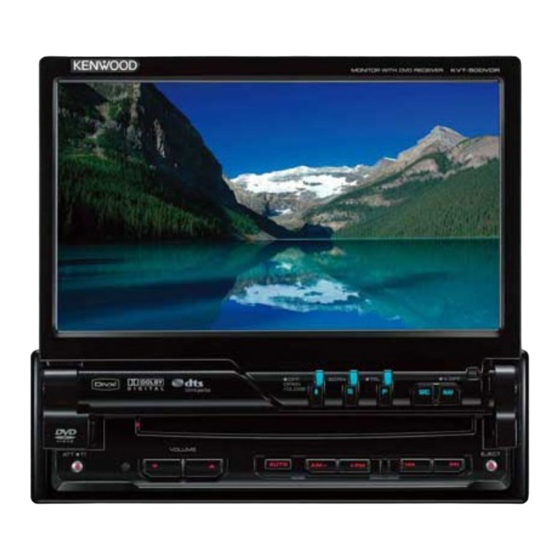 Kenwood KVT-50DVDRY Installation Manual
