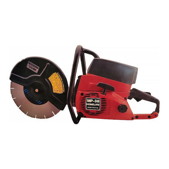 Homelite MP38 Service Manual