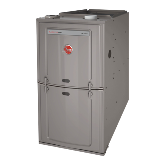 Rheem 801S Series Installation Instructions Manual