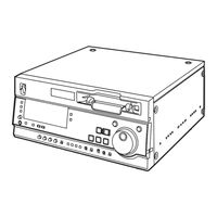 Panasonic AJSD955BP - DVC PRO50 DECK Operating Instructions Manual