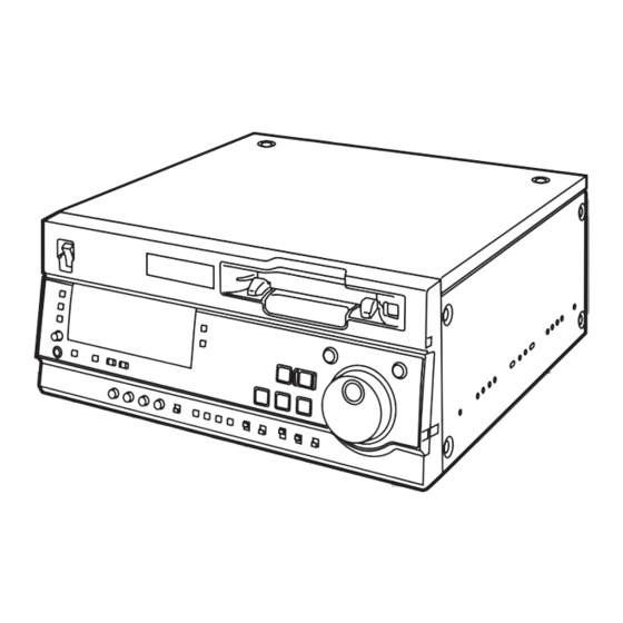 Panasonic AJ-SD930BE Manuals