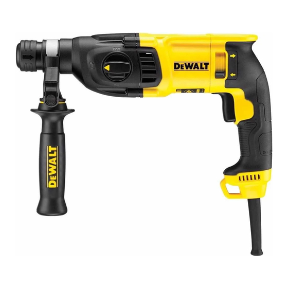 User Manuals: DeWalt D25133 SDS Rotary Hammer