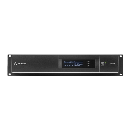 Dynacord IPX5:4 Installation Manual