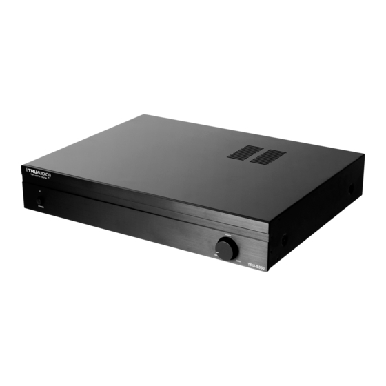 TruAudio TRU-S350xi Instruction Manual And Owner's Manual