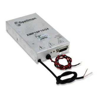 Spellman XMPG10P10 Safety And Installation Instructions Manual