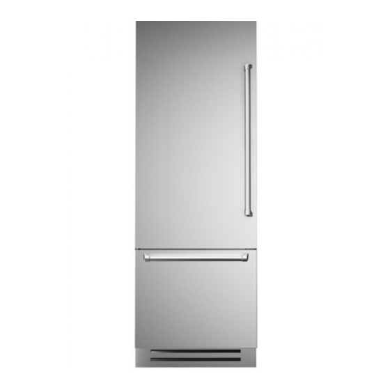 Bertazzoni REF755BBLXTT Installation Manual