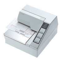 Epson U295 - TM B/W Dot-matrix Printer Operator's Manual