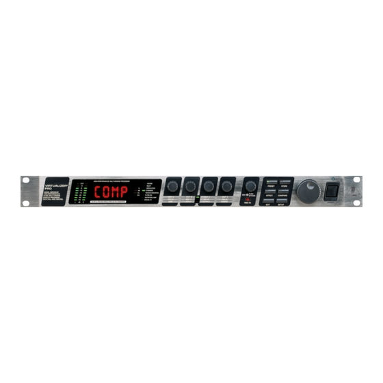 Behringer Virtualizer Pro DSP2024P Technical Specifications