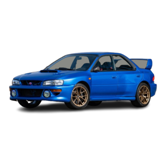 Subaru Impreza 2001 Service Manual