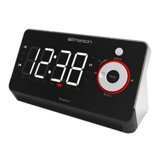 Emerson SmartSet ER100113 Owner's Manual